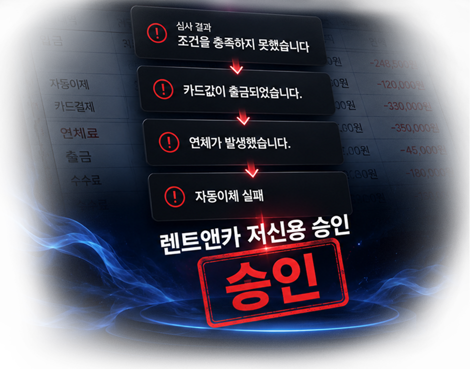 렌트앤카 저신용 승인